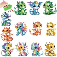 Sticker ark med Drager